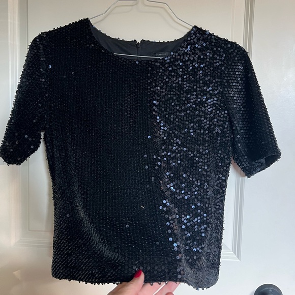 Ann Taylor fitted sequin top - Picture 1 of 6